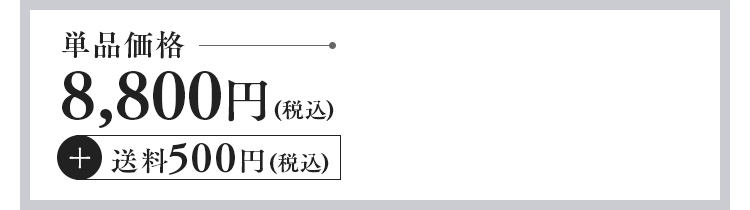 単品価格13,000円(税込)